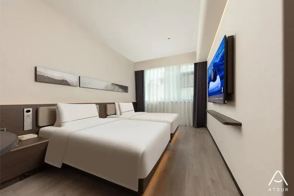 Atour Hotel Ningbo Railway Station Tianyige Moon Lake，照片 6